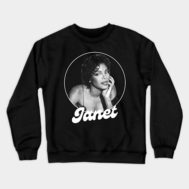 Janet vintage Crewneck Sweatshirt by SYNDICATE WORLD